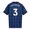 Arsenal Cristhian Mosquera #3 Bortedrakt 2025-26 Kortermet